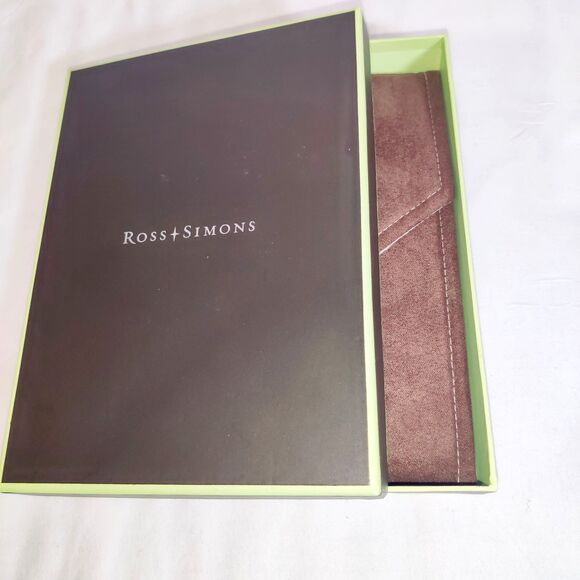 ROSS SIMONS Vintage Necklace Jewelry Case and Box for Sale Pre Owned - Picture 14 of 16